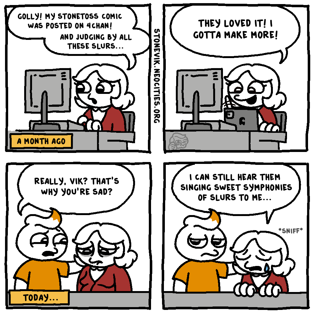 stonevik comic about 4chan shutting down